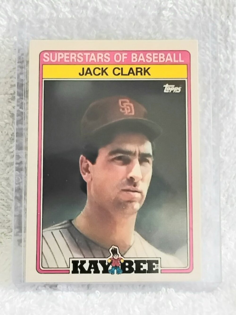 5/$20 Mint 1989 Topps/Kay Bee Jack Clark Superstars of Baseball MLB Card 5!!